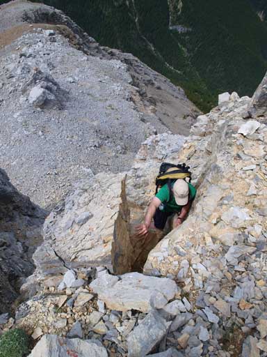 And, very loose, even the larger rocks could move