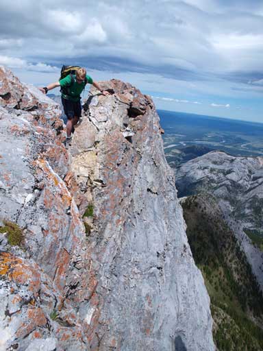 And down to the gap.