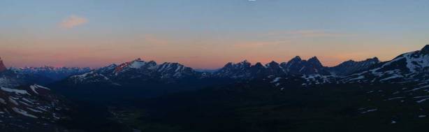 Panorama looking northwest