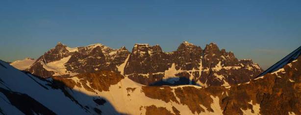 Now it's golden glow on the Ramparts