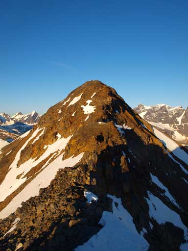 Traversing towards the true summit