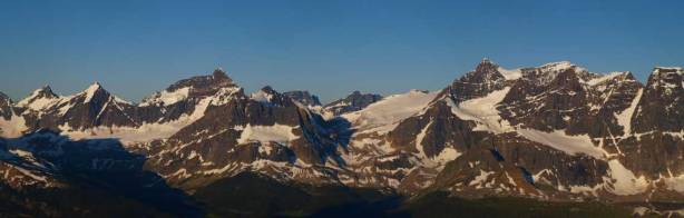 Mount Erebus on left; Mount Fraser on right