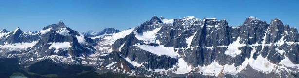 Erebus on left; Fraser at center. The Ramparts on right