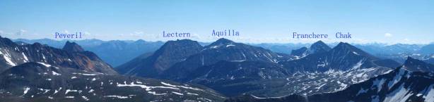 Peaks towards east, all labelled. I believe all of them are scrambles. I'll come back for all of them.