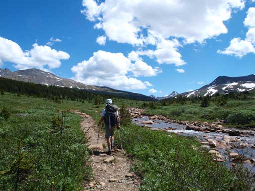 Slogging back to Maccarib Pass. What you cannot see in this photo is how much elevation we had to regain...