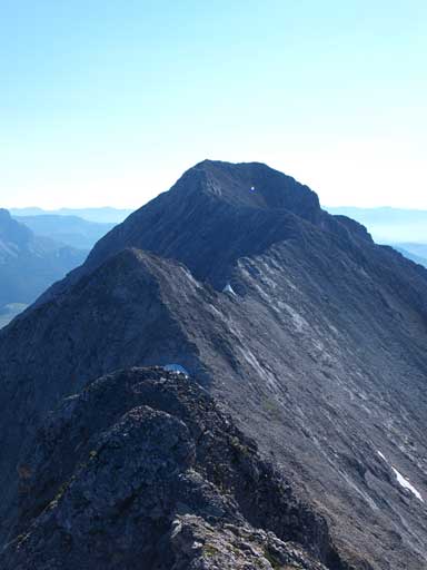 The bigger neighbour, Mount Tecumseh