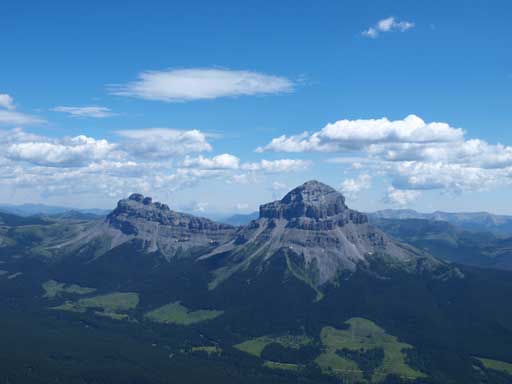 Seven Sisters and Crowsnest Mountain