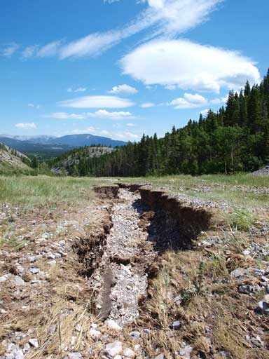 Earthquack?! No. It was because of the flood