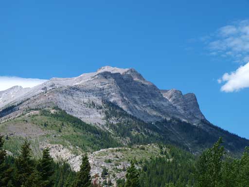 Looking back towards Mount Tecumseh