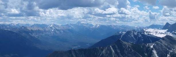 Looking down the Vermilion River Valley towards the mighty Assiniboine