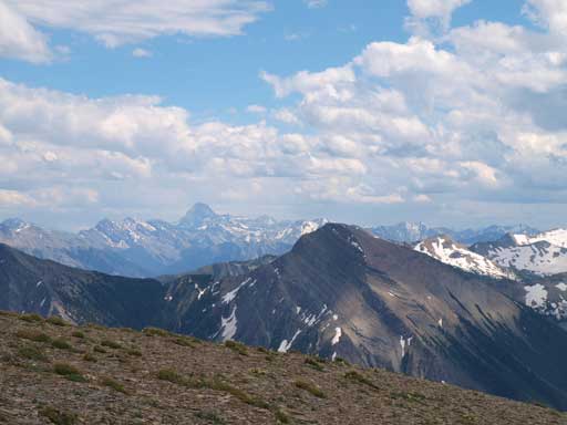 Assiniboine in the distance