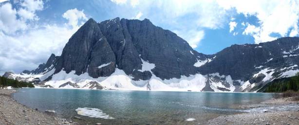 Panorama of Floe Lake