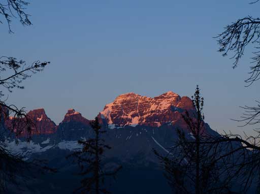 Alpenglow on Mt. Murchison