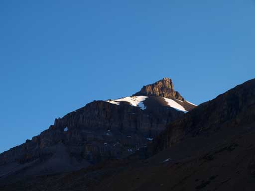 Our first objective, Lion Peak. Still a long way to go.