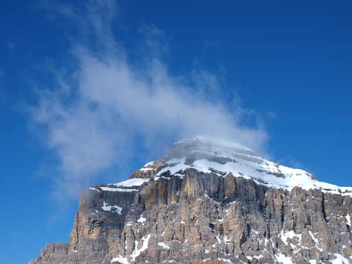 Some clouds around Cline.