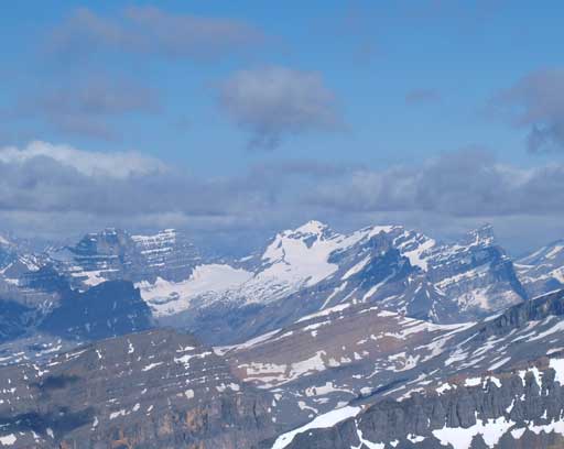 Cirrus Mountain is another big scramble on the Icefield Parkway