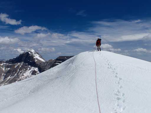 Me on the true summit. Photo by Kevin Barton