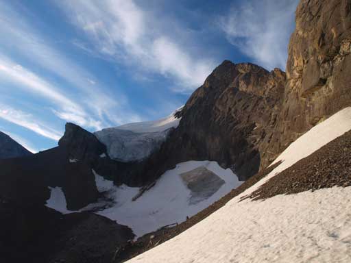 Oh no!! Can't gain the glacier...