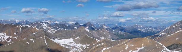 Looking northwest. You can see Fryatt and Edith Cavell if looking closely.