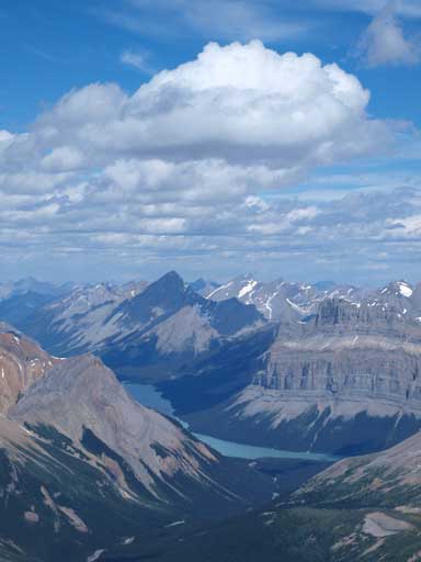 Maligne Lake and Samson Peak