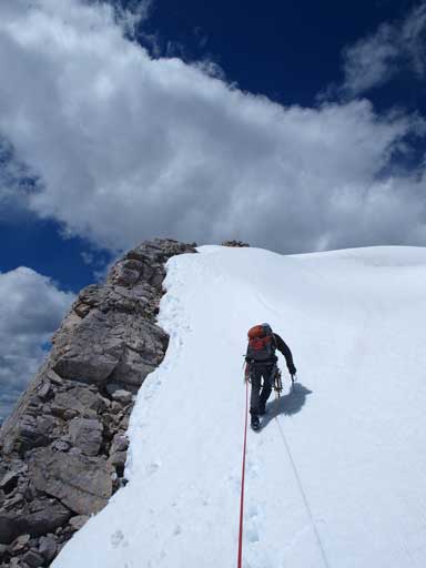 Going up the false summit