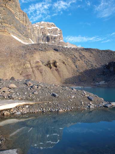 Thompson and its reflection in this smaller lake