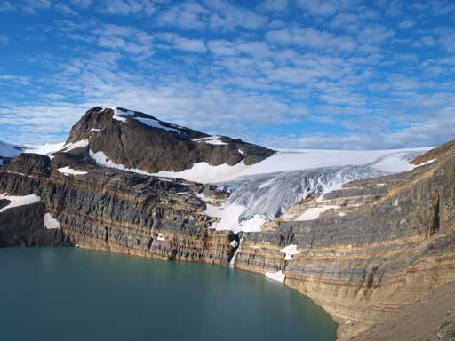Bow Glacier and Iceberg Lake