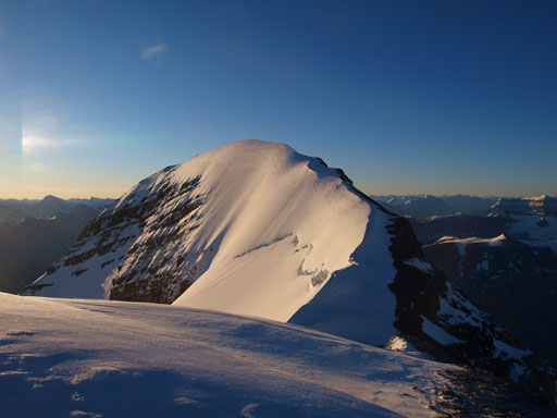The true summit seen from Silverhorn