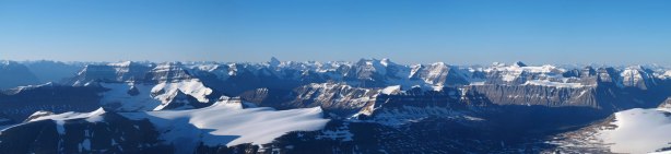 Panorama looking south from the summit.
