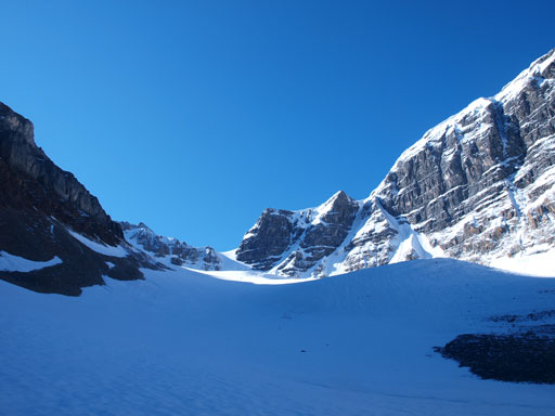 Looking back towards AA col