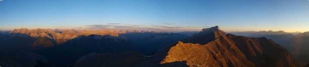 Panorama view from Peak III. Click to view large size.