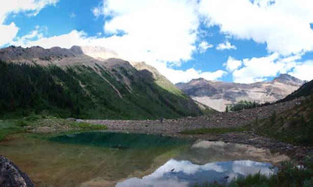 A small tarn stole the show