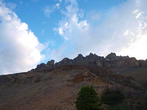 Higher up. We gained elevation in no time up this slope.