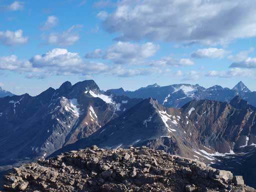 Bobac Mountain on left