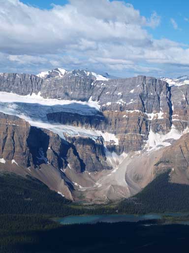 Crowfoot Glacier and a bit of Bow Lake