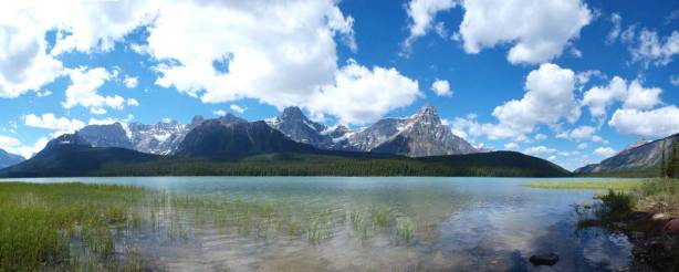 We stopped at Upper Waterfowl Lake to check out condition on Mt. Chephren.
