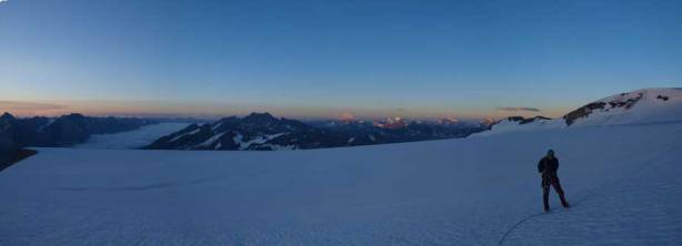 A panorama from the icefield