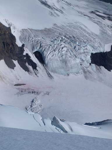 Icefalls on Mount Warren