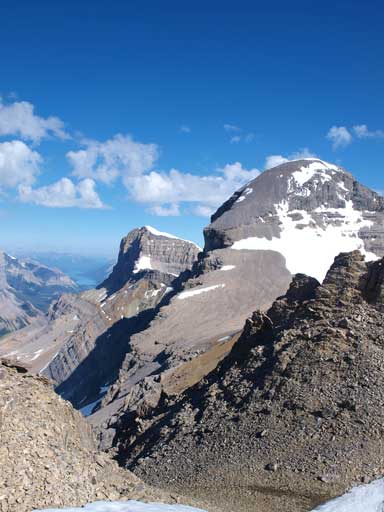 Looking back towards Warren and Brazeau
