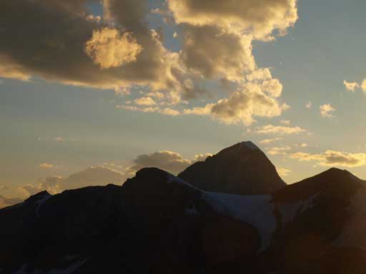 Coronet Mountain looks big from here