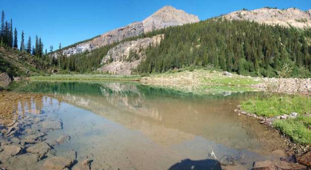 Refection of part of Coronet on this tarn