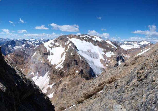 Gorgeous view of Sultana Peak, a difficult scramble.