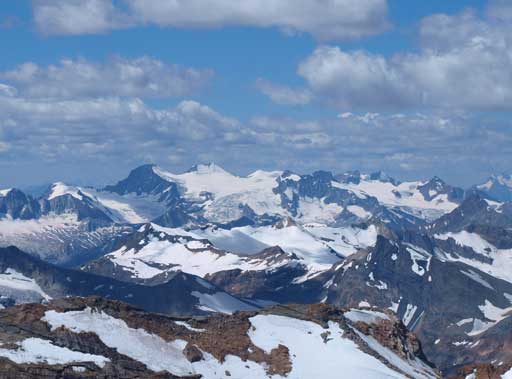 Truce Mountain and Horseshoe Glacier area.