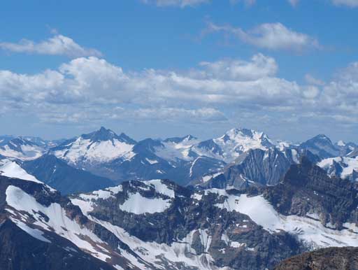 These must be somewhere near Mount Toby and Mount Katherine