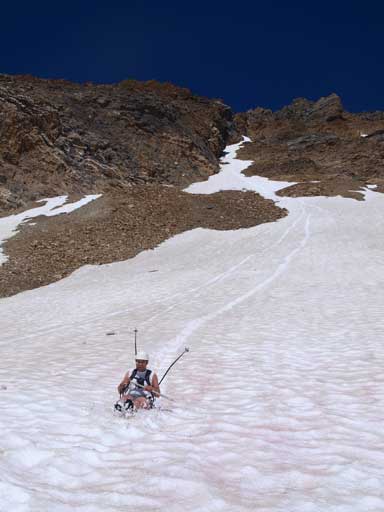 Eric finishing the long run