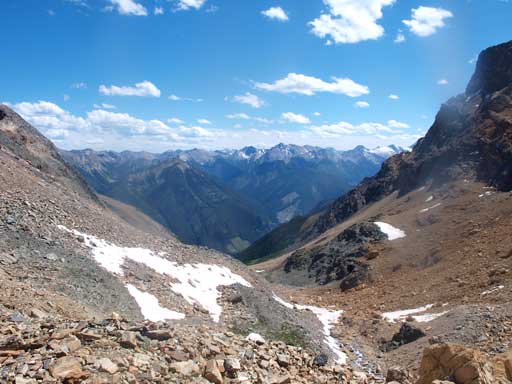 Good views from the descent