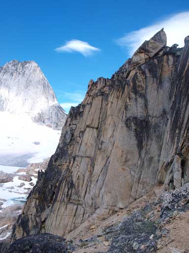 Rock scenery on Eastpost Spire