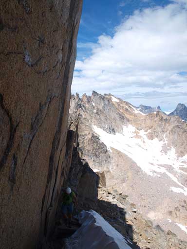 Squeezing between shear wall and snow