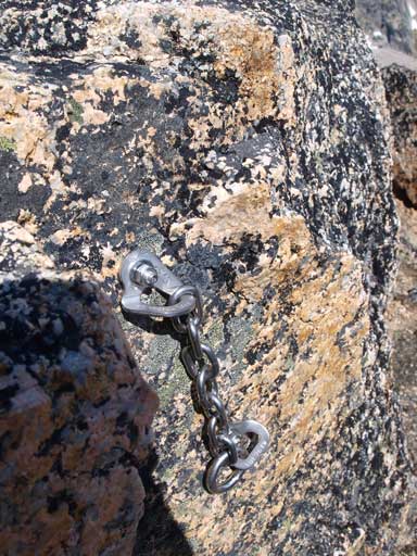 The fixed rap station on the summit