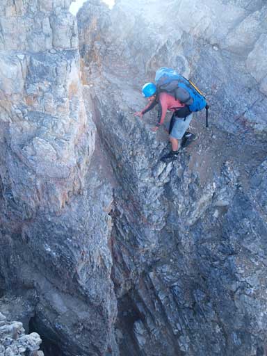 Firstly he had to get down a bit